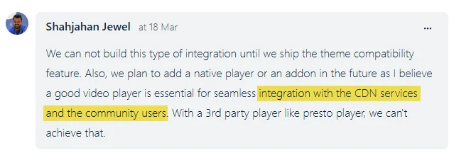 Shahjahan Jewel talked about this in the FluentCommunity Roadmaps